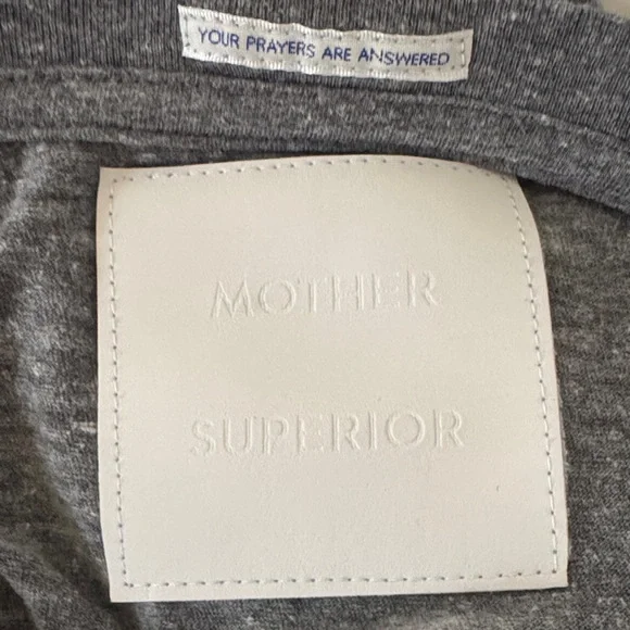 MOTHER Denim Gray Graphic T-Shirt Sz M - Picture 3 of 4